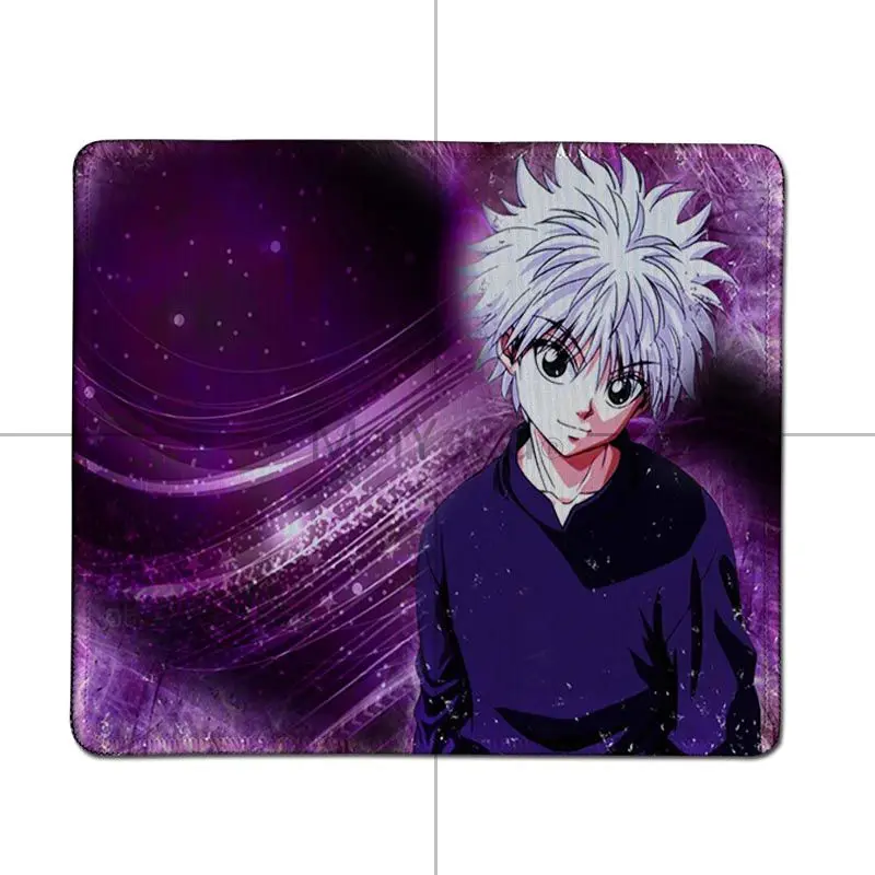  MaiYaCa Simple Design HUNTER HUNTER Killua Zoldyck Laptop Gaming Mice Locking Edge Mousepad Mat Key
