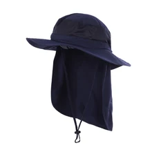 Внешний солнцезащитный крем вдоль большая шляпа вдоль Длинный плащ солнцезащитный козырек шапка, защищающая от УФ-излучения на открытом воздухе Рыбалка, рыбак шляпа
