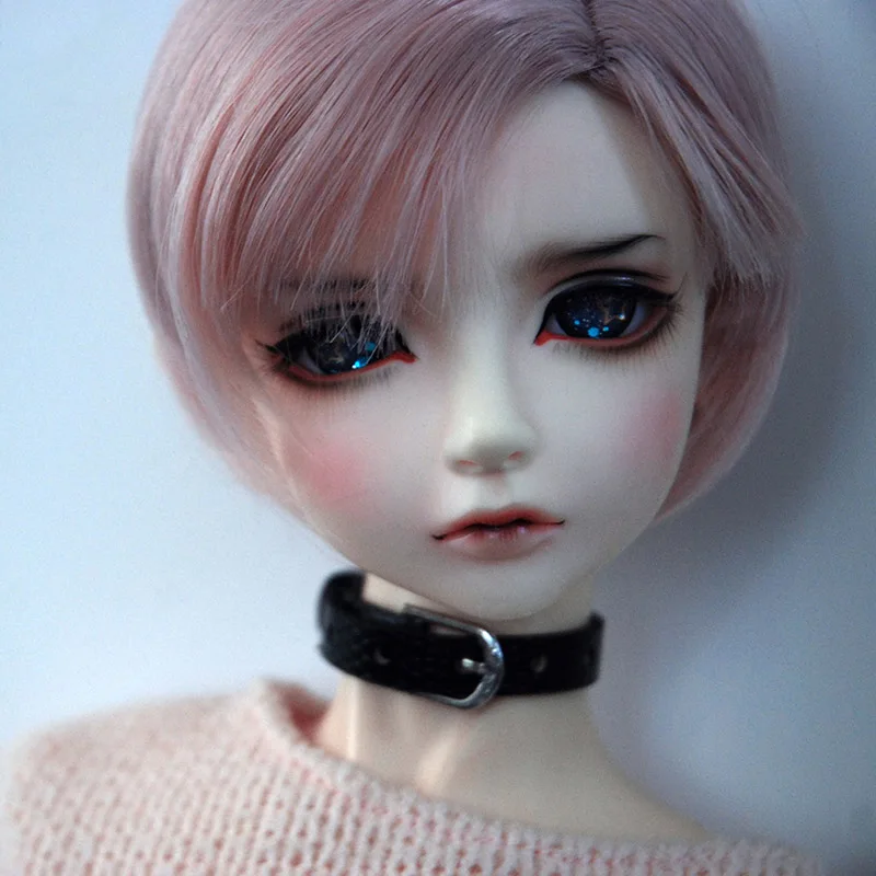 Allaosify для мальчиков и девочек bjd волосы 1 шт. короткий BJD парик 1/3 1/4 1/6 bjd кукла парик - Цвет: 4