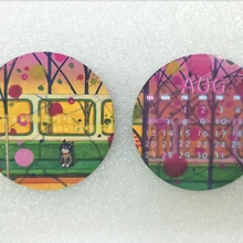 50 мм Диаметр 13,56 МГц IC ISO15693 красочные Code2 наклейки 1000 шт./лот