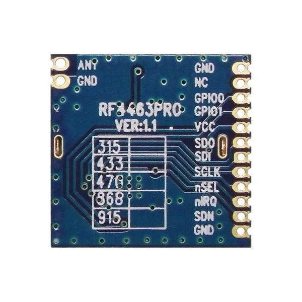 6 шт./лот RF4463PRO-встроенный 433 мГц | 868 мГц низкое энергопотребление Беспроводной Малогабаритный передатчик и приемник RF FSK/ GFSK модуль