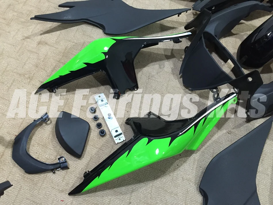 Комплект обтекателей ABS для Kawasaki Ninja 250R EX250 ZXR250 2008- 08 09 10 11 12 13 14 15 набор обтекателей(литьевая форма