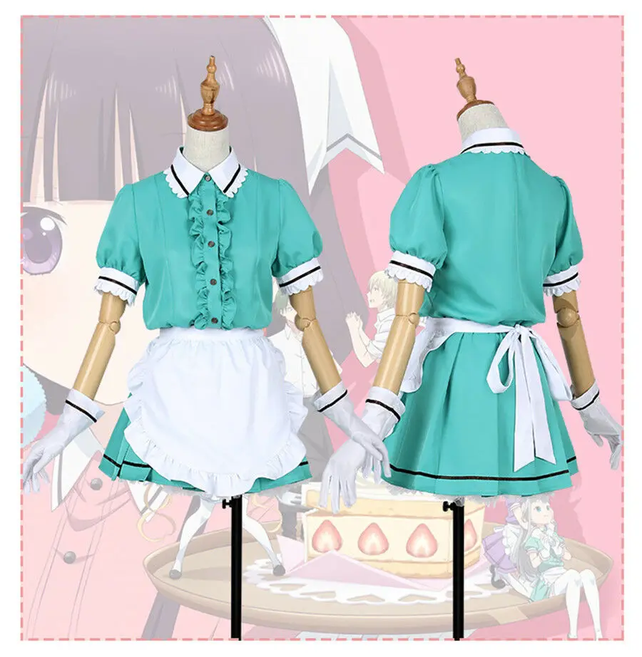 2019 Высокое качество аниме смесь S Maid Sakuranomiya Maika Hinata Kaho платье Mafuyu Косплей костюм