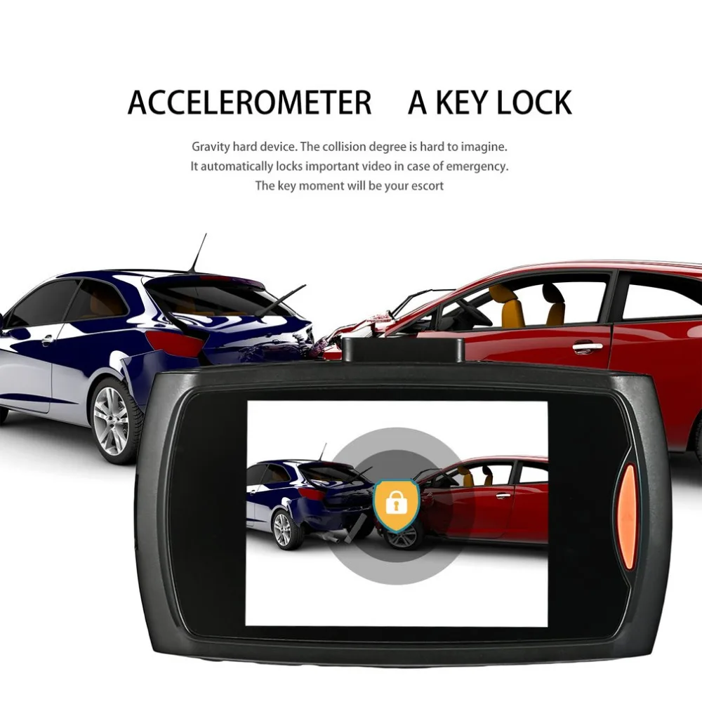

New Car Camcorder DVR Portable HD 16:9 LCD Night Vision Built-in Speaker Motion Detection Digital Video Driving Camera G-sensor