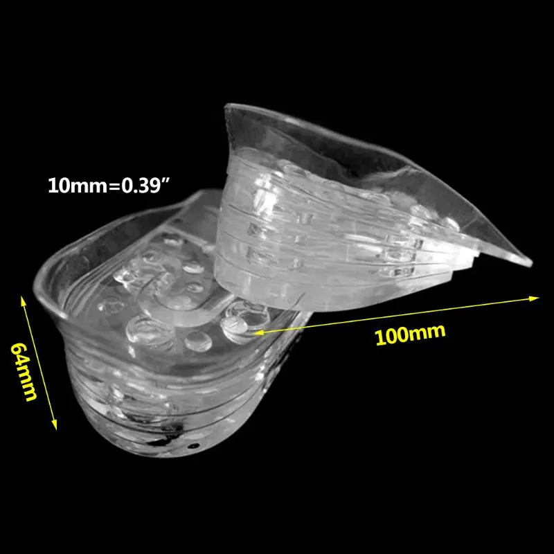 Повышение обувная колодка невидимая прозрачная 5-ти слойной высота массажные стельки силиконовые эластичные Уход за ногами амортизаторов стельки для обуви