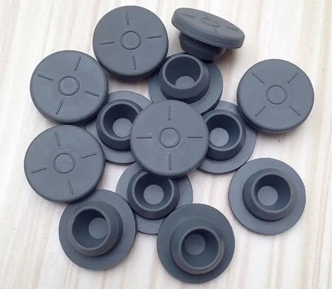 

1000pcs 20mm Grey Butyl Rubber Stopper Plugs for 20mm Glass bottles Glass Vials 10ml