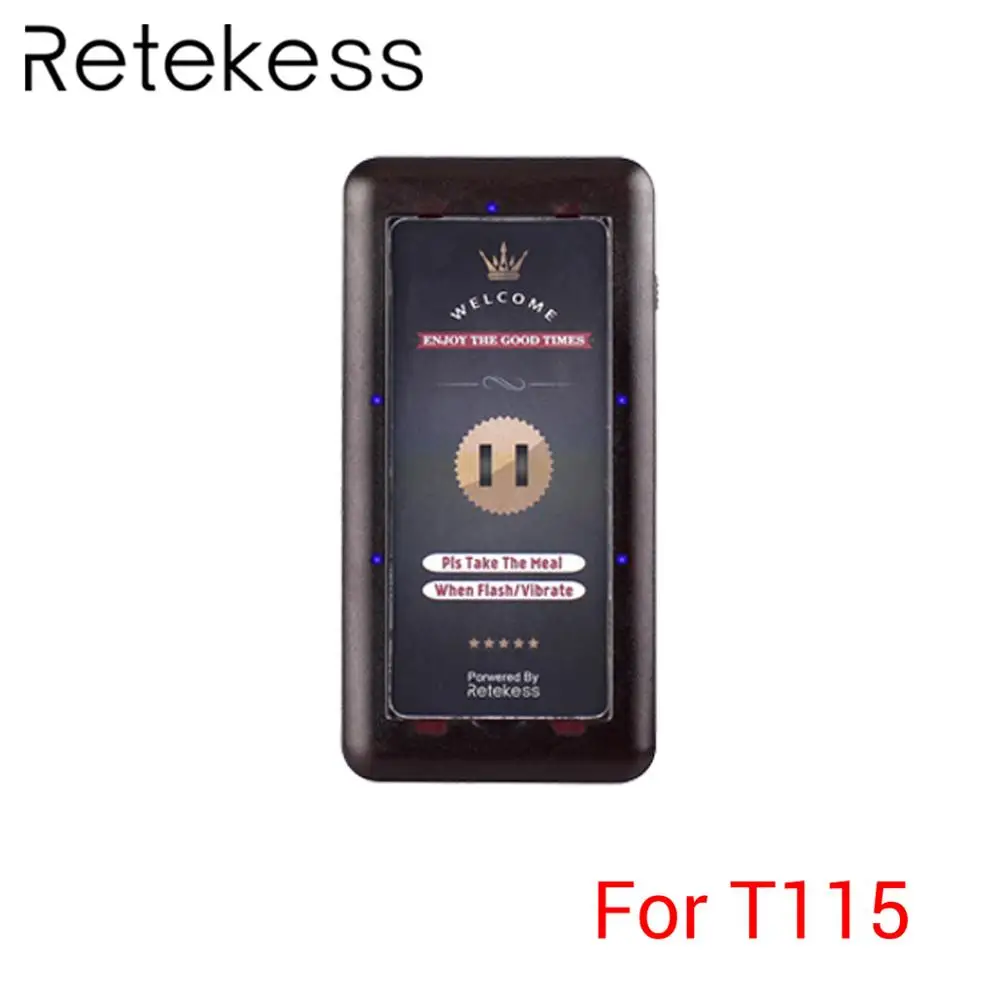 RETEKESS Беспроводная подставка пейджер зуммер Викторина вызов пейджер звуковой сигнал для T115 Ресторан система подкачки Гостевая система управления очередью