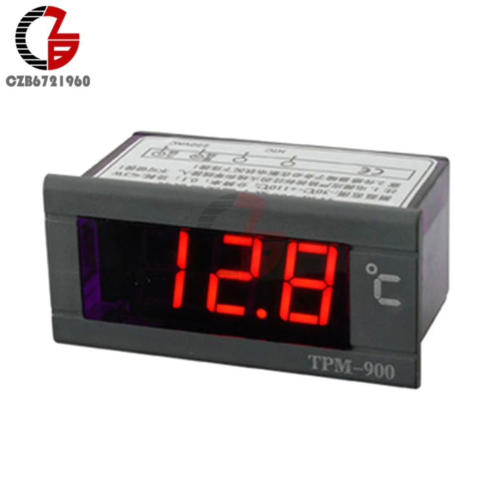 AC 220V LED Digital Temperature Controller Weather Station Thermostat