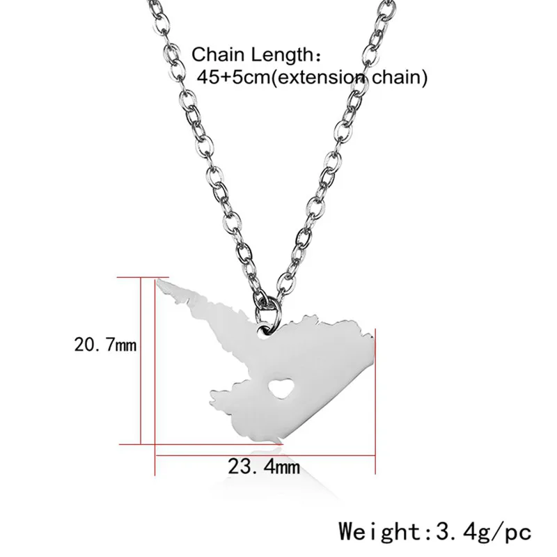 Elfin-New-304-Stainless-Steel-Labrador-Map-Necklace-High-Quality-Canada-Labrador-Map-Heart-Pendant-Necklace