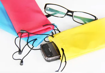 

Free shipping waterproof leather plastic sunglasses pouch soft eyeglasses bag glasses case many colors mixed 1000pcs/lot