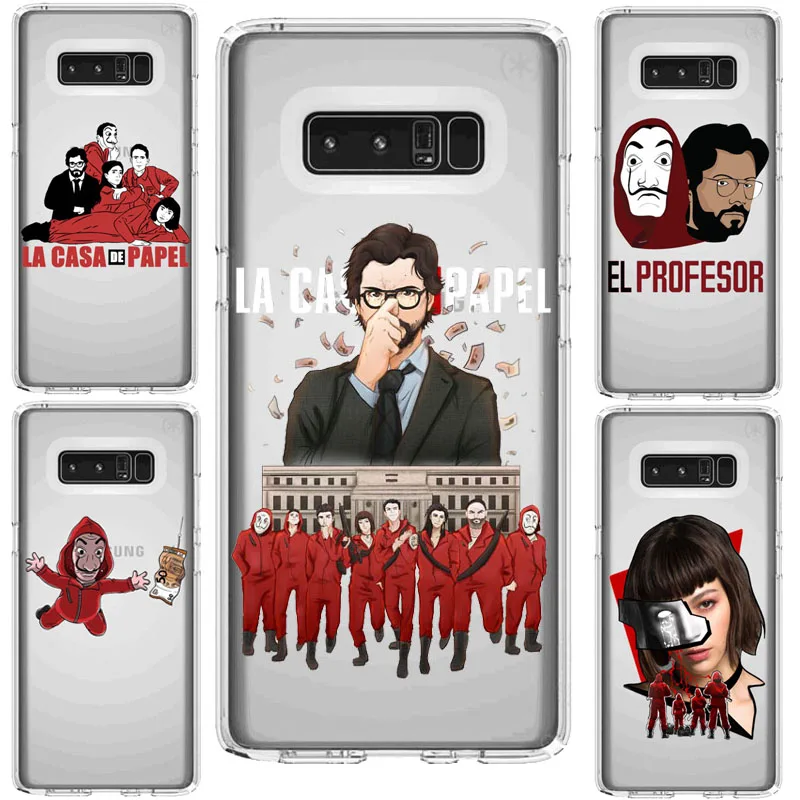 La casa de papel Tokio испанский ТВ прозрачный мягкий Силиконовый ТПУ чехол для телефона