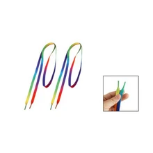 DCOS 2 шт цветные нейлоновые спортивные кроссовки плоские толстые шнурки 45," Длина