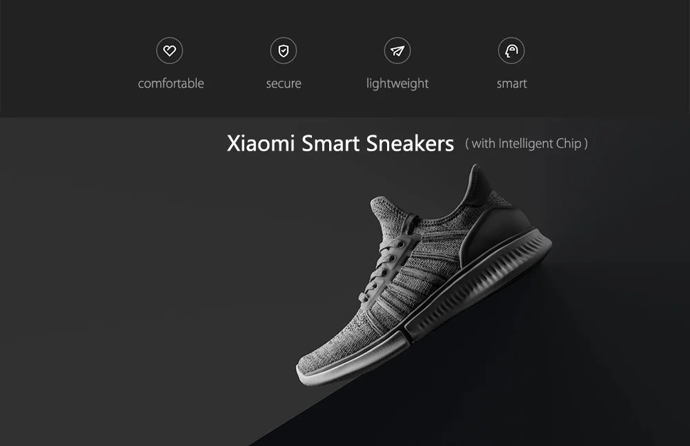 24 часа Xiaomi Mijia смарт чип обувь модный дизайн сменный водонепроницаемый IP67 приложение контроль спортивная обувь с чипом