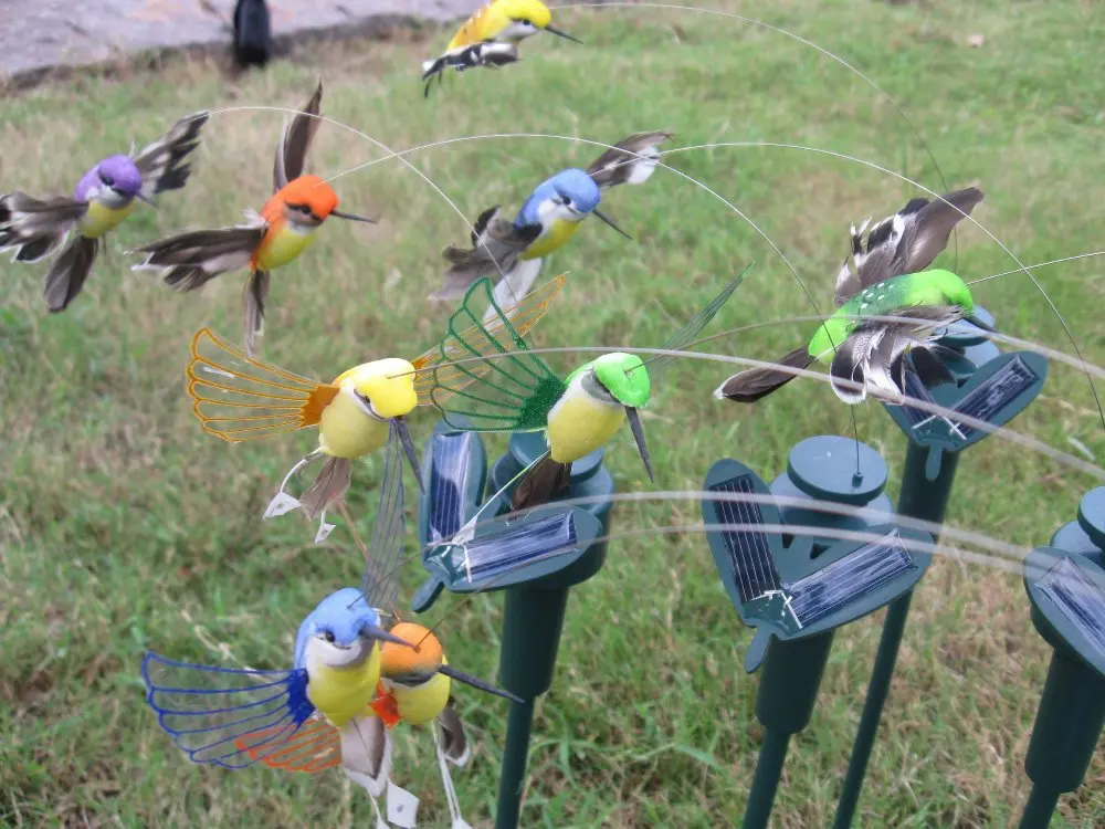 Compra pájaro del jardín solar online al por mayor ...