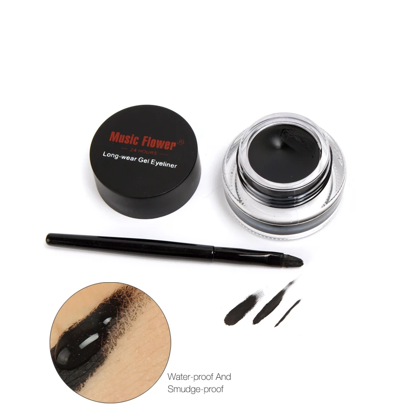 Water proof And Smudge proof Cosmetics Set Eye Liner Kit in Eye Makeup