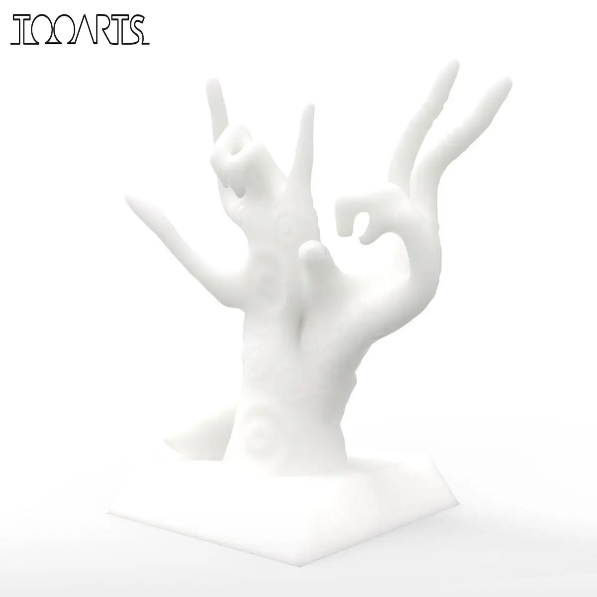 Koop Tooarts Tomfeel Nieuwe Hand Reflectie Beeldje 3D Gedrukt Beeldje Art Home Decor Reflectie Hand Craft Gift Voor Home Office