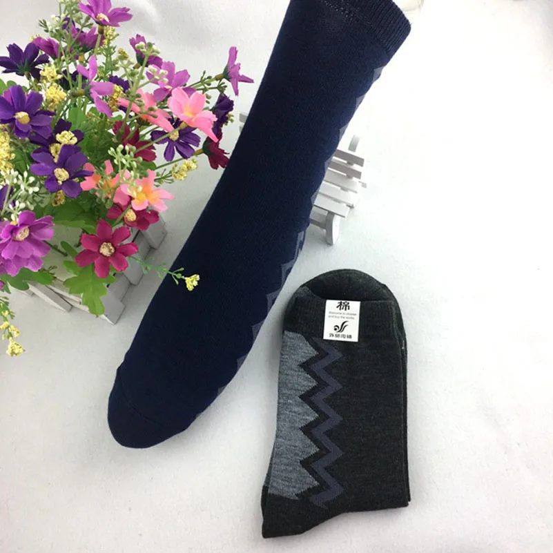 10 пар, мужские длинные носки, жаккардовый дизайн, практичный, прочный, формирующий форму, хлопковые мужские носки, весна-зима, удобные мужские носки, Meias Crew