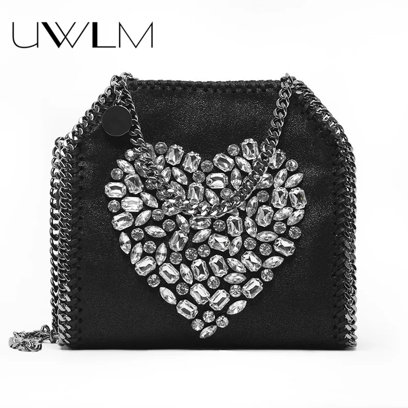 

Luxury Diamonds Handbags Messenger Bag Women Bags Totes Chains Bags Party Designer Shoulder Bag Luxury Party Sac a main femme