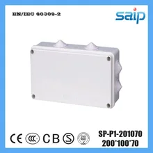 Saip ABS Материал распределительная коробка с 8 отверстий SP-P1-201070 200*100*70
