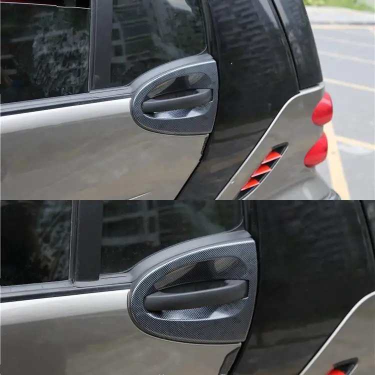 2 шт. пластиковая внешняя дверная наклейка для автомобиля Smart fortwo 2009 2010 2011 2012 2013 Аксессуары для укладки