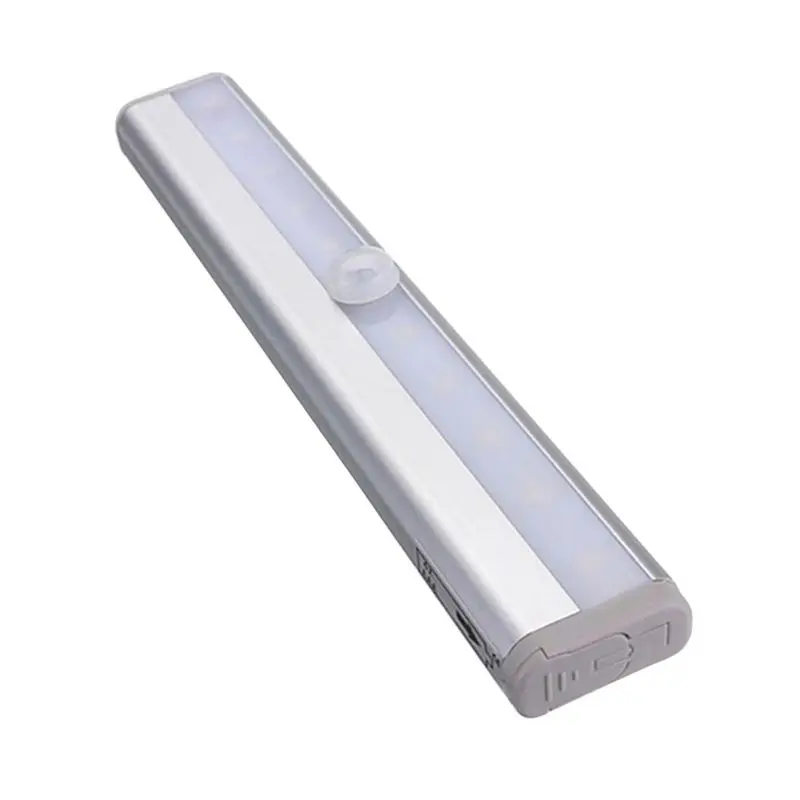  L0406 10 LED IR Infrared Motion Wardrobe Drawer Detect Lamp Wireless Sensor Closet Cabinet Light Sw - 32691012923
