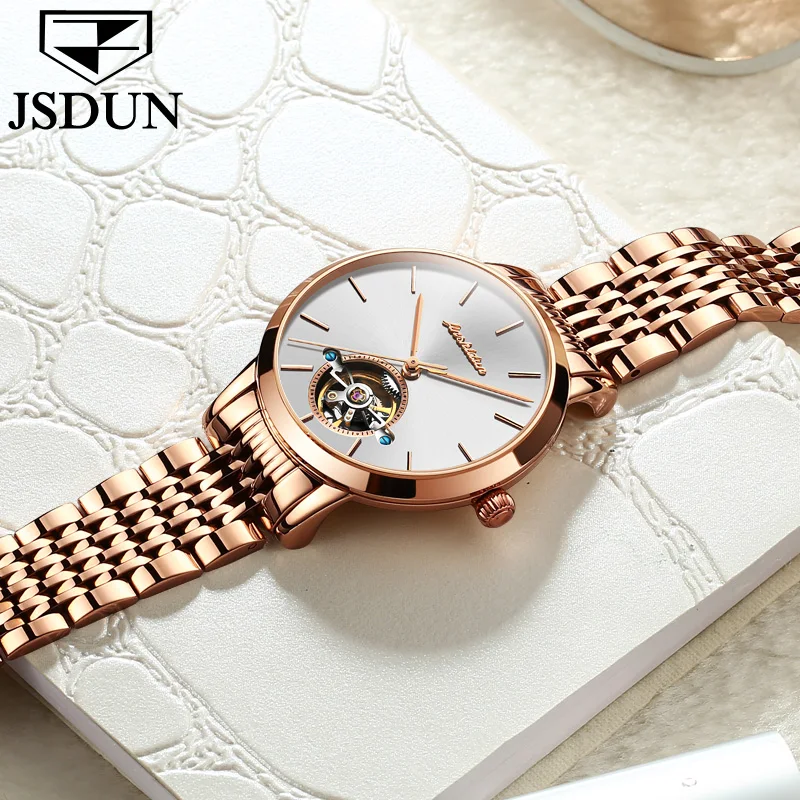 

mechanical watches luxury brand women's watch 2017 stainless steel bracelet montre femme marque de luxe 2017 bracelet acier in