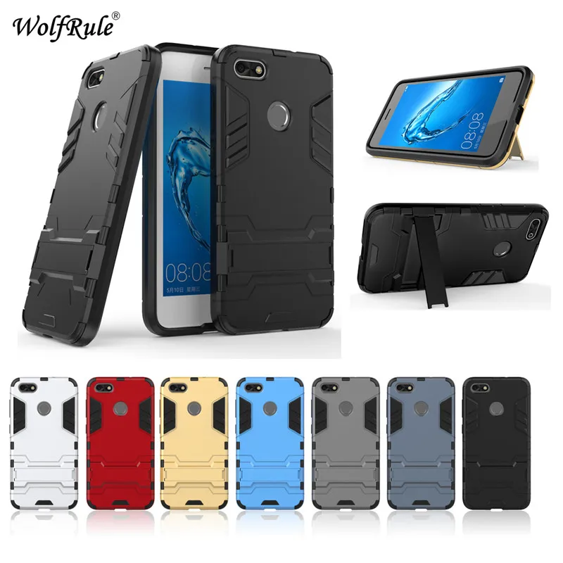 Чехол для Huawei P9 Lite Mini 2017 2016 силиконовый чехол с подставкой ПК 5 дюймов|case for huawei