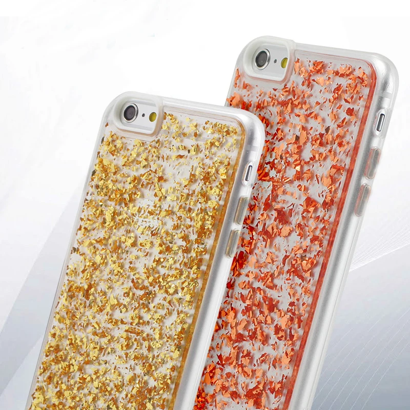 

For iPhone XS Max XR X 8 7 6 6S Plus Cover Karat Diamond Chips Glitter Soft TPU Case