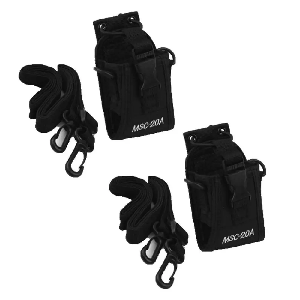 

2Pcs Multi-function Radio Case Holder Bag for Kenwood/Yaesu/Motorola GP328+/344
