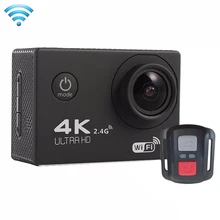 F60R 2.0 inch Screen 4K 170 Degrees Wide Angle WiFi Sport Action Camera Camcorder with Waterproof Housing Case Remote Controller