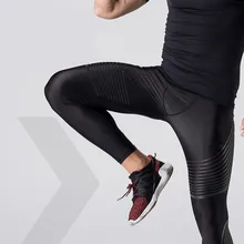 Компрессионные штаны для фитнеса спортивные Леггинсы мужские леггинсы колготки мужские зимние штаны для велоспорта мужские плотные брюки для бега мужские штаны в полоску