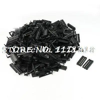 

200 Pcs Flat Ribbon Cable 2 Row 30 Pin IDC Socket Connector Black