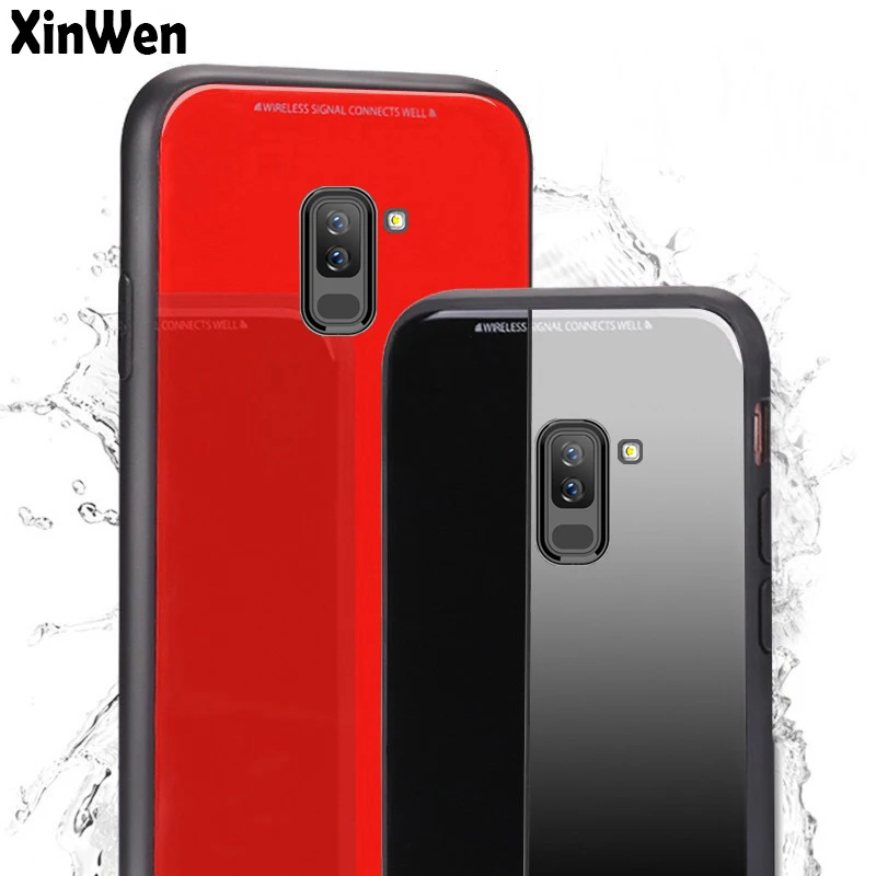 XinWen роскошный противоударный чехол caso для Samsung Galaxy J 8 J8 coque 2018 Edge Мягкий ТПУ из