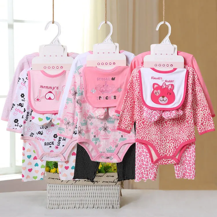 

Baby Winter Newborn Rompers 2016 Cute Cartoon baby clothing set baby girl Jumpers 0-12M baby boy Outfits Clothes