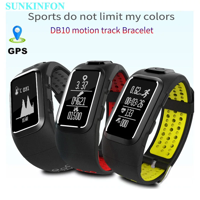 

DB16 GPS Motion Track Record Smart Wristband Sports Band Dynamic Heart Rate Pedometer Bracelet for Samsung Galaxy S5 S4 S3 mini