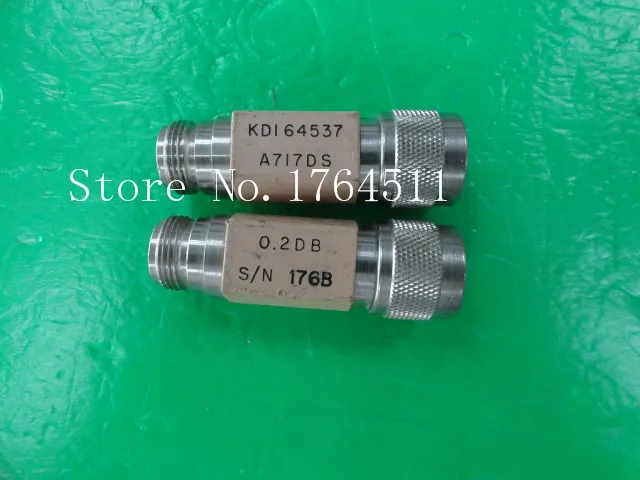 

[BELLA] KDI A714DS DC-18GHz 0.2dB 2W N precision coaxial fixed attenuator