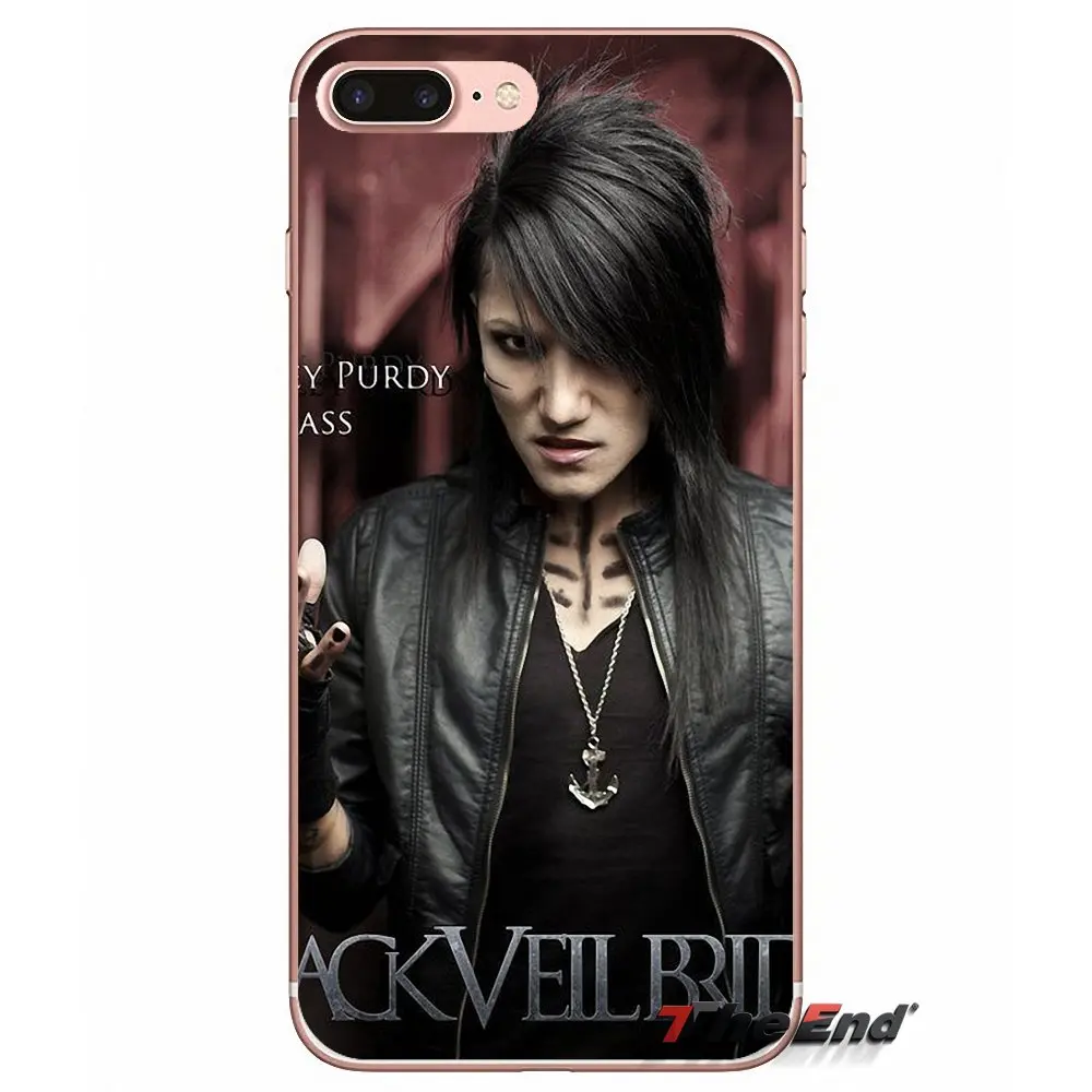 Для Sony Xperia Z Z1 Z2 Z3 Z5 compact M2 M4 M5 E3 T3 XA Aqua LG G4 G5 G3 G2 Mini Capa TPU Cover Bag Music Band Black Veil