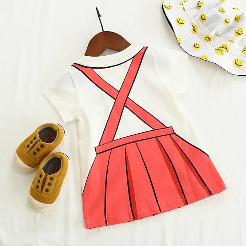 WOTTAGGA 2019 Print Suspenders Baby Girls T Shirt For Summer Infant Kids Girls T-Shirts Clothes Cotton Toddler Tops WOTTAGGA 2019 Print Suspenders Baby Girls T Shirt For Summer Infant Kids Girls T-Shirts Clothes Cotton Toddler Tops