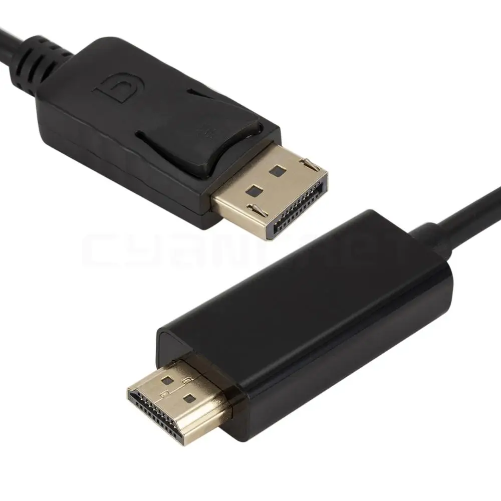 Video Cable Displayport DP to HDMI Port Cable 1.8M Male-Male Transmits HD Video for Computer TV Monitor Projector Support 1080P Video Cable Displayport DP to HDMI Port Cable 1.8M Male-Male Transmits HD Video for Computer TV Monitor Projector Support 1080P