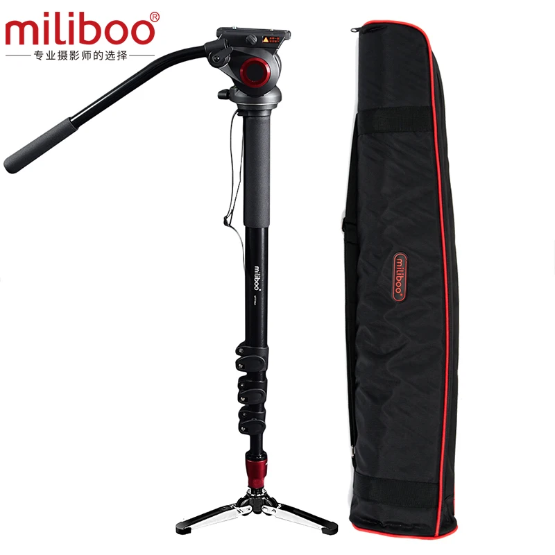 Miliboo MTT705B Портативный штатив из углеродного волокна и монопод для профессиональной камеры видеокамеры/видео/DSLR стенд, половина цены Manfrotto - Цвет: MTT705B Carbon Fiber