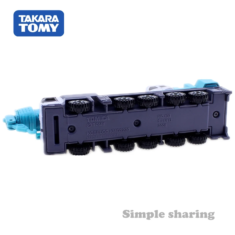TOMICA длинный тип No.133 KOBELCO вездеходный кран KMG5220 1:133 строительный автомобиль TAKARA TOMY