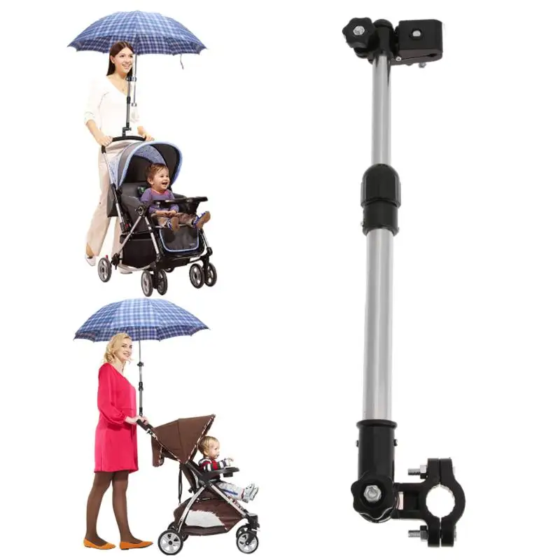 Adjustable Push Pull Bike Baby Stroller Pram Wheelchair Umbrella Stand Holder Umbrella Bracket Umbrella Holder Bike Umbrella
