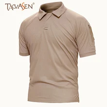 TACVASEN Мужская быстросохнущая футболка для охоты армейская тактическая футболка Летняя рыбацкий трекинговый рубашка уличная походная одежда SH-XL-07