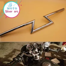 Мото бездорожью Chrome 7/" 22 мм trascinare Стиль бар manubrio Cruiser Кафе Racer Bobber Old School Chopper personalizzati