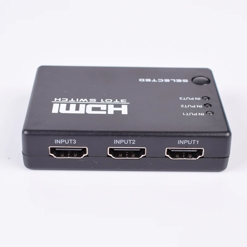 HDMI splitter с пультом дистанционного управления Мощность питания 3 способа порт вход