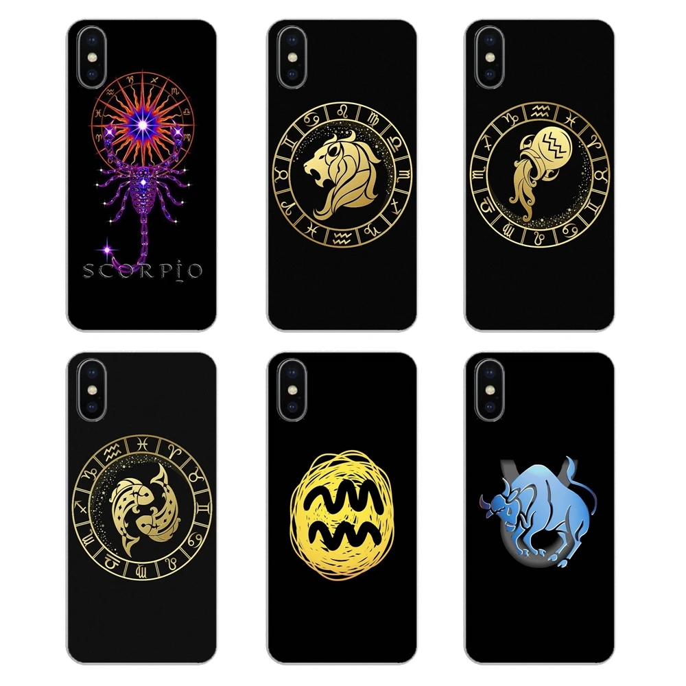 

For Xiaomi Mi6 Mi 6 A1 Max Mix 2 5X 6X Redmi Note 5 5A 4X 4A A4 4 3 Plus Pro Silicone Phone Shell Cover Zodiac Signs design
