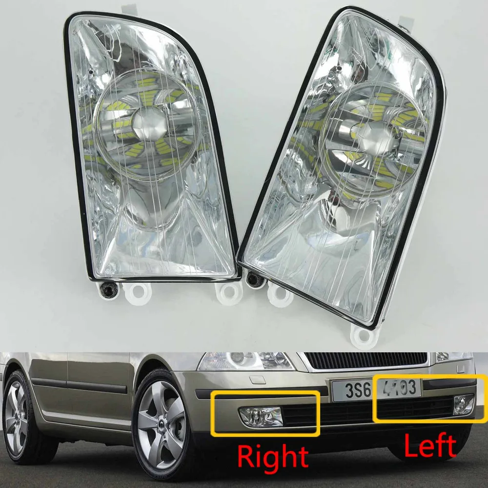 

LED Light For Skoda Octavia A5 MK2 Sedan Combi 2004 2005 2006 2007 2008 New Front LED Fog Light Fog Light