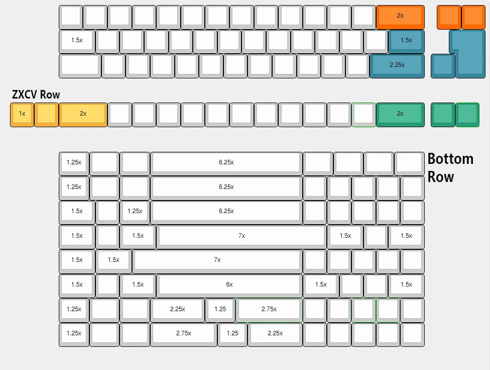 60% 61 64 алюминиевая стальная пластина для позиционирования DZ60 GH60 XD64 Bface GK64 DIY механическая клавиатура