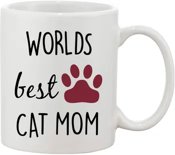 

Cat Mother's Day Gift Coffee Mugs Wine Whiskey Beer Ceramic Mug