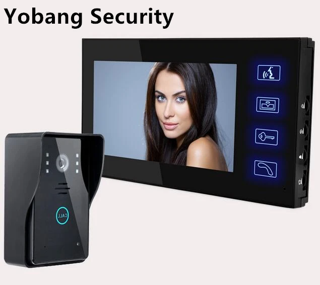 Yobang Security Freeship Door Access Video Intercom IR camera Wireless Dual Way Wireless Intercom System Wireless Doorbell